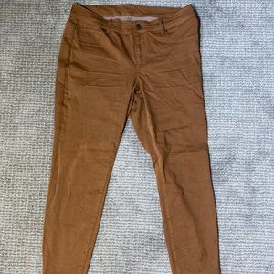 MAURICES GOLD/CAMEL STRETCH SKINNY JEANS 18W